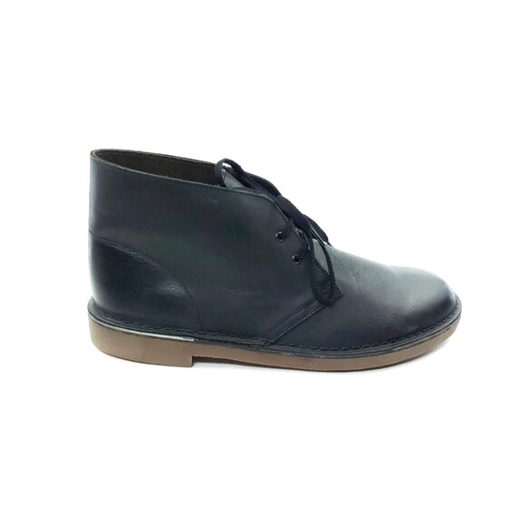 Clarks Bushacre 2 Chukka Boots Black Leather Lace Up Ankle Mens Size 10 main image 8